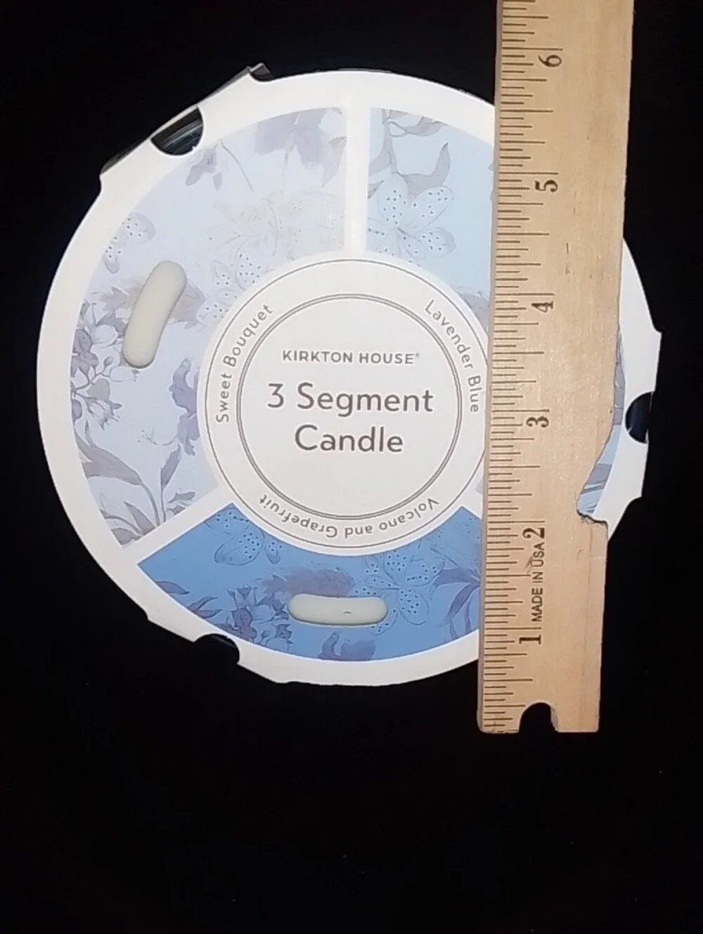 3-Segment Candle — Blue